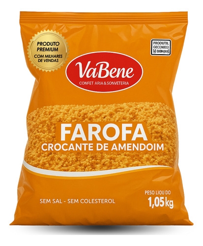 Farofa De Amendoim Crocante Vabene Gourmet 1,05kg