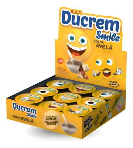 Kit 18 Ducrem Smile Creme Individual 18 Unid 25g Para Festas