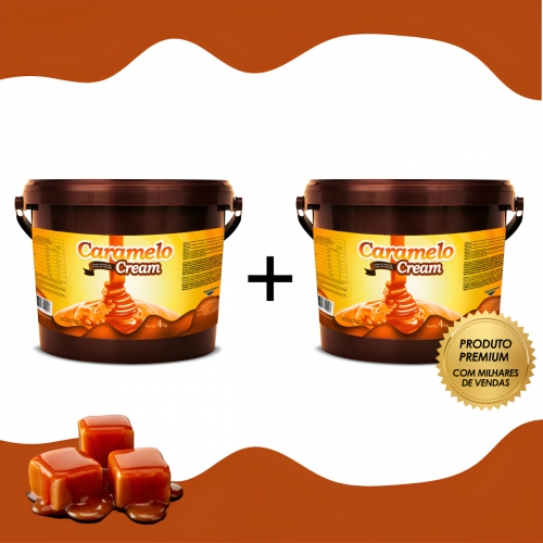 Kit 2 Caramelo Toffee 4kg Doremus  Recheio E Cobertura