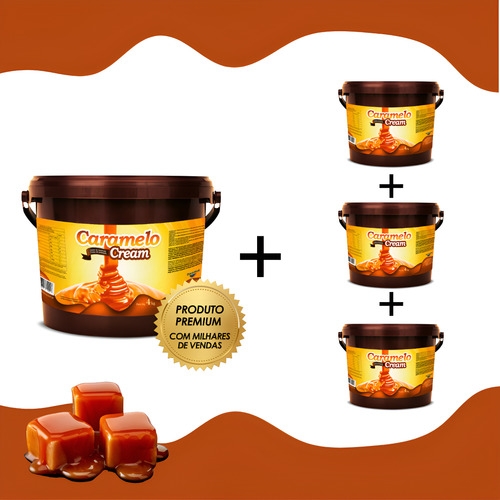 Recheio Cremoso Caramelo Doremus 4kg Gourmet