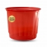 POTE PLÁSTICO VERMELHO SEM TAMPA PARA ALIMENTOS E CONFEITARIA KOPUS