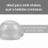TAMPA BOLHA TRANSPARENTE PARA COPO 275 / 330ML SEM FURO - KOPUS